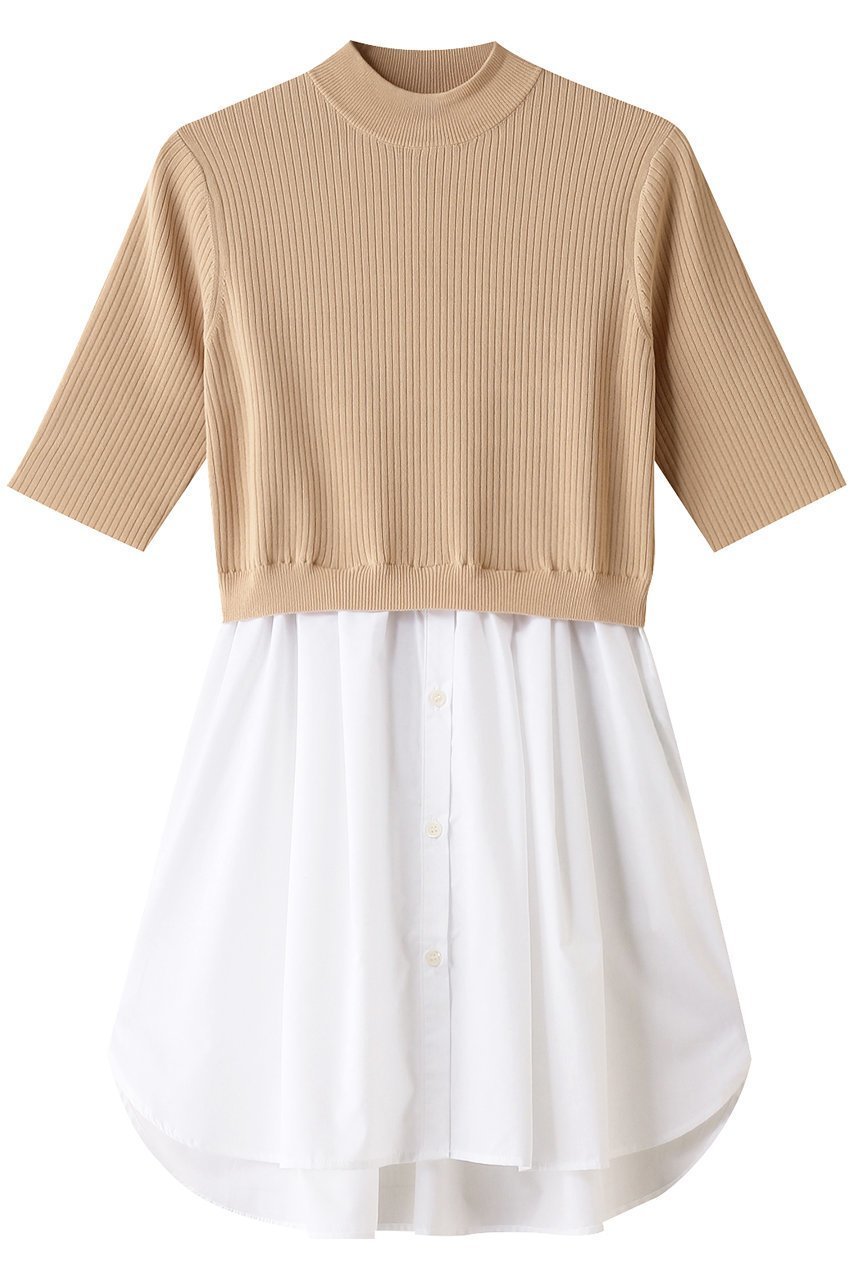 【アルアバイル/allureville】のシャツドッキングプルオーバー 人気、トレンドファッション・服の通販 founy(ファニー) 　ファッション　Fashion　レディースファッション　Fashion for Women　トップス・カットソー　Cut & Sew Tops　ニット　Knit Tops & Sweaters　シャツ・ブラウス・オフィスカジュアル　Elegant Blouses & Button-Ups　カジュアルプルオーバー・ニットトップス　Pullovers & Knit Tops / Casual Pullovers　なめらか　Smooth, Silky Texture　コンパクト　Compact, Small Size　スリム　Slim, Slim Fit　フェミニン　Feminine, Girly　エレガント 上品　Elegant　再入荷　Restock / Back in Stock　 other-1|ID: prp329100004822268 ipo3291000000035052277