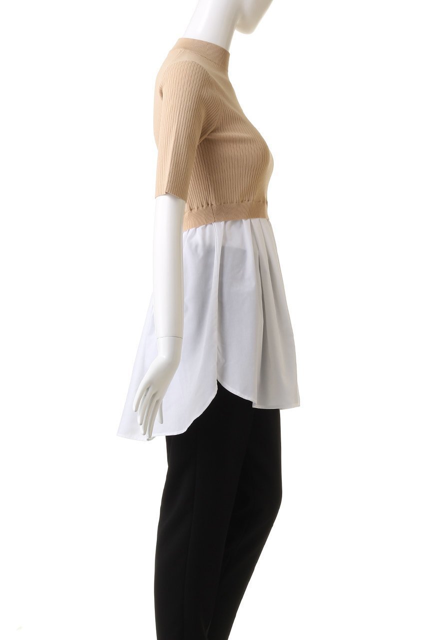 【アルアバイル/allureville】のシャツドッキングプルオーバー 人気、トレンドファッション・服の通販 founy(ファニー) 　ファッション　Fashion　レディースファッション　Fashion for Women　トップス・カットソー　Cut & Sew Tops　ニット　Knit Tops & Sweaters　シャツ・ブラウス・オフィスカジュアル　Elegant Blouses & Button-Ups　カジュアルプルオーバー・ニットトップス　Pullovers & Knit Tops / Casual Pullovers　なめらか　Smooth, Silky Texture　コンパクト　Compact, Small Size　スリム　Slim, Slim Fit　フェミニン　Feminine, Girly　エレガント 上品　Elegant　再入荷　Restock / Back in Stock　other-3|ID: prp329100004822268 ipo3291000000035052281