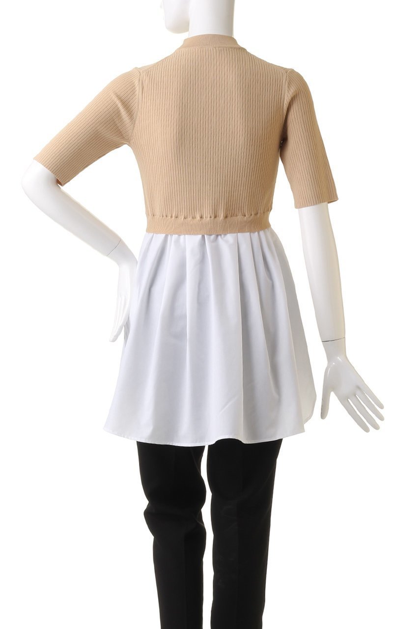 【アルアバイル/allureville】のシャツドッキングプルオーバー 人気、トレンドファッション・服の通販 founy(ファニー) 　ファッション　Fashion　レディースファッション　Fashion for Women　トップス・カットソー　Cut & Sew Tops　ニット　Knit Tops & Sweaters　シャツ・ブラウス・オフィスカジュアル　Elegant Blouses & Button-Ups　カジュアルプルオーバー・ニットトップス　Pullovers & Knit Tops / Casual Pullovers　なめらか　Smooth, Silky Texture　コンパクト　Compact, Small Size　スリム　Slim, Slim Fit　フェミニン　Feminine, Girly　エレガント 上品　Elegant　再入荷　Restock / Back in Stock　other-4|ID: prp329100004822268 ipo3291000000035052282