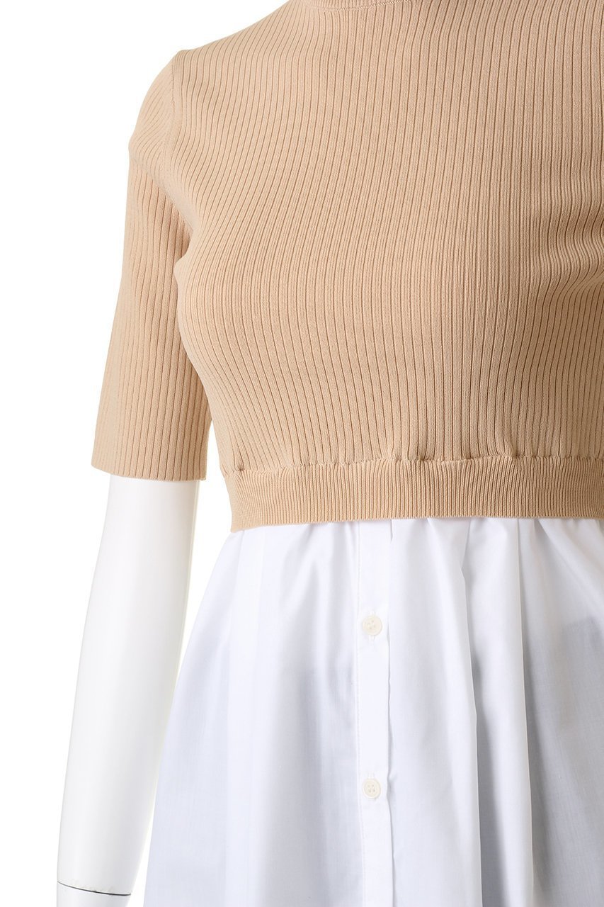 【アルアバイル/allureville】のシャツドッキングプルオーバー 人気、トレンドファッション・服の通販 founy(ファニー) 　ファッション　Fashion　レディースファッション　Fashion for Women　トップス・カットソー　Cut & Sew Tops　ニット　Knit Tops & Sweaters　シャツ・ブラウス・オフィスカジュアル　Elegant Blouses & Button-Ups　カジュアルプルオーバー・ニットトップス　Pullovers & Knit Tops / Casual Pullovers　なめらか　Smooth, Silky Texture　コンパクト　Compact, Small Size　スリム　Slim, Slim Fit　フェミニン　Feminine, Girly　エレガント 上品　Elegant　再入荷　Restock / Back in Stock　other-5|ID: prp329100004822268 ipo3291000000035052283