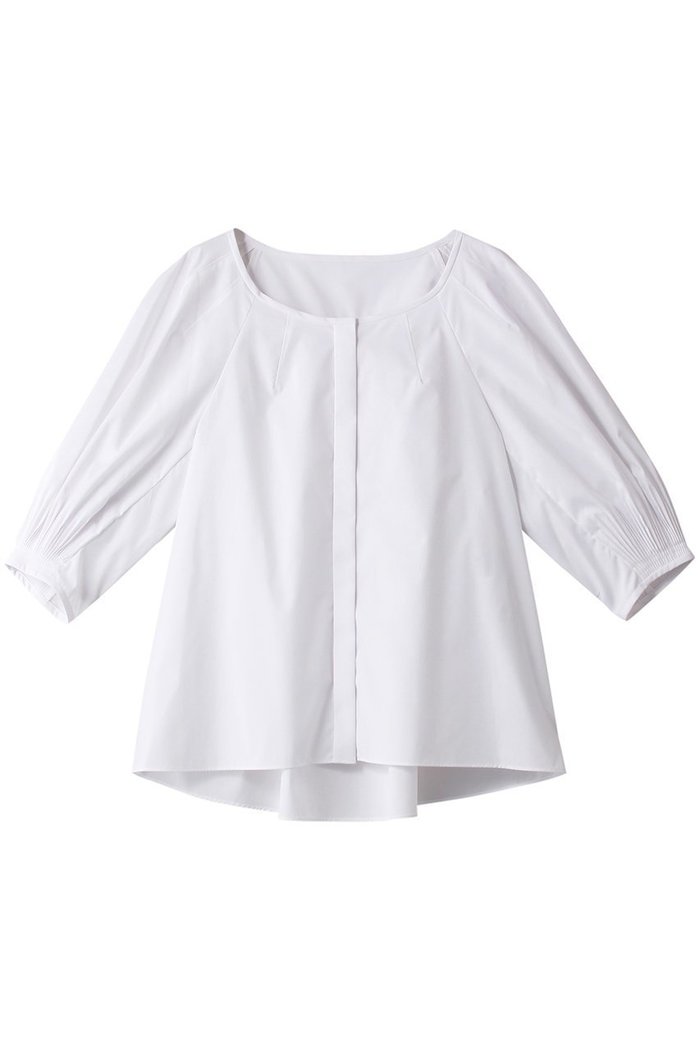 【アルアバイル/allureville】の【Loulou Willoughby】タックスリーブブラウス インテリア・キッズ・メンズ・レディースファッション・服の通販 founy(ファニー) https://founy.com/ ファッション Fashion レディースファッション Fashion for Women トップス・カットソー Cut & Sew Tops シャツ・ブラウス・オフィスカジュアル Elegant Blouses & Button-Ups ショート Short, Short Length スリーブ Sleeve, Long Sleeve / Short Sleeve ファブリック Fabric, Textile プリーツ Pleats, Pleated エレガント 上品 Elegant 再入荷 Restock / Back in Stock |ID: prp329100004822269 ipo3291000000035052286