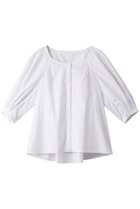 【アルアバイル/allureville】の【Loulou Willoughby】タックスリーブブラウス 人気、トレンドファッション・服の通販 founy(ファニー) ファッション Fashion レディースファッション Fashion for Women トップス・カットソー Cut & Sew Tops シャツ・ブラウス・オフィスカジュアル Elegant Blouses & Button-Ups ショート Short, Short Length スリーブ Sleeve, Long Sleeve / Short Sleeve ファブリック Fabric, Textile プリーツ Pleats, Pleated エレガント 上品 Elegant 再入荷 Restock / Back in Stock thumbnail ホワイト|ID: prp329100004822269 ipo3291000000035052287