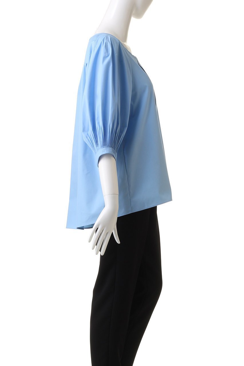 【アルアバイル/allureville】の【Loulou Willoughby】タックスリーブブラウス 人気、トレンドファッション・服の通販 founy(ファニー) 　ファッション　Fashion　レディースファッション　Fashion for Women　トップス・カットソー　Cut & Sew Tops　シャツ・ブラウス・オフィスカジュアル　Elegant Blouses & Button-Ups　ショート　Short, Short Length　スリーブ　Sleeve, Long Sleeve / Short Sleeve　ファブリック　Fabric, Textile　プリーツ　Pleats, Pleated　エレガント 上品　Elegant　再入荷　Restock / Back in Stock　other-3|ID: prp329100004822269 ipo3291000000035052291