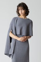 【アルアバイル/allureville】のハイツイストウールアシメケープ グレー|ID: prp329100004822271 ipo3291000000035052425