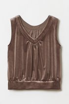 【アルアバイル/allureville】の【LOULOU WILLOUGHBY】ベロア2WAYプルオーバー モカ|ID: prp329100004822272 ipo3291000000035052435