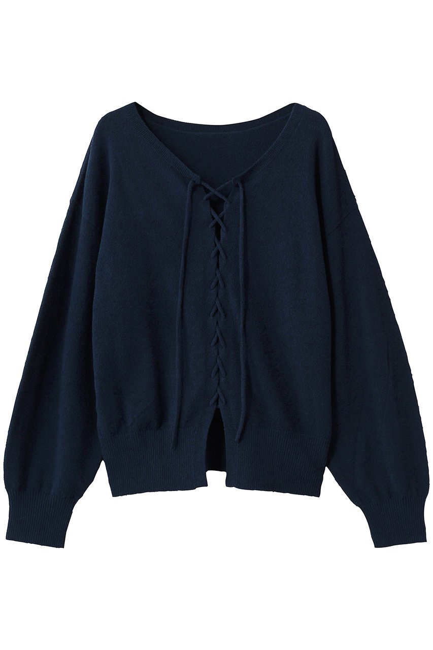 【マルティニーク/martinique】のブークレーレースアッププルオーバー(フロンタブル) インテリア・キッズ・メンズ・レディースファッション・服の通販 founy(ファニー) ファッション Fashion レディースファッション Fashion for Women トップス・カットソー Cut & Sew Tops ニット Knit Tops & Sweaters カジュアルプルオーバー・ニットトップス Pullovers & Knit Tops / Casual Pullovers 2026年 2026 おすすめ Recommended / Our Picks インナー Innerwear コンパクト Compact, Small Size トレンド Trend, Trending Now レース Lace, Lace Fabric 夏 Summer 春 Spring S/S・春夏 SS, Spring/Summer, Warm Season ネイビー|ID: prp329100004822276 ipo3291000000035569827