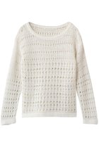 【マルティニーク/martinique】のライトメッシュニット 人気、トレンドファッション・服の通販 founy(ファニー) ファッション Fashion レディースファッション Fashion for Women トップス・カットソー Cut & Sew Tops ニット Knit Tops & Sweaters カジュアルプルオーバー・ニットトップス Pullovers & Knit Tops / Casual Pullovers 2026年 2026 おすすめ Recommended / Our Picks シルク Silk, 100% Silk フレア Flare, Flared ペーパー Paper, Kraft Paper ルーズ Loose, Oversized 夏 Summer 春 Spring S/S・春夏 SS, Spring/Summer, Warm Season thumbnail ホワイト|ID: prp329100004822277 ipo3291000000035854237