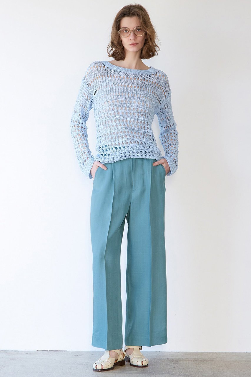 【マルティニーク/martinique】のライトメッシュニット 人気、トレンドファッション・服の通販 founy(ファニー) 　ファッション　Fashion　レディースファッション　Fashion for Women　トップス・カットソー　Cut & Sew Tops　ニット　Knit Tops & Sweaters　カジュアルプルオーバー・ニットトップス　Pullovers & Knit Tops / Casual Pullovers　2026年　2026　おすすめ　Recommended / Our Picks　シルク　Silk, 100% Silk　フレア　Flare, Flared　ペーパー　Paper, Kraft Paper　ルーズ　Loose, Oversized　夏　Summer　春　Spring　S/S・春夏　SS, Spring/Summer, Warm Season　other-4|ID: prp329100004822277 ipo3291000000035854247