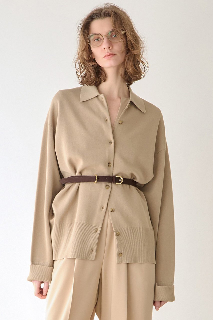 【マルティニーク/martinique】のスポンディッシュポロカーディガン 人気、トレンドファッション・服の通販 founy(ファニー) 　ファッション　Fashion　レディースファッション　Fashion for Women　トップス・カットソー　Cut & Sew Tops　ニット　Knit Tops & Sweaters　カーディガン・羽織り　Layered Style Cardigans　2026年　2026　おすすめ　Recommended / Our Picks　カーディガン　Cardigan, Knitwear　スリット　Slit, Slit Detail　フラット　Flat, Flat Shoes　夏　Summer　春　Spring　S/S・春夏　SS, Spring/Summer, Warm Season　 other-1|ID: prp329100004822278 ipo3291000000035052495