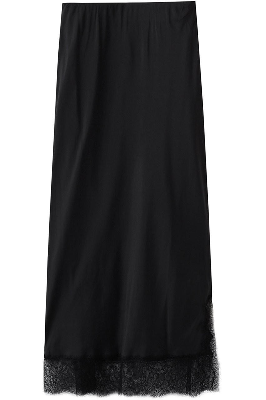 【マルティニーク/martinique】のリバーレースバイヤススカート インテリア・キッズ・メンズ・レディースファッション・服の通販 founy(ファニー) 　ファッション　Fashion　レディースファッション　Fashion for Women　スカート　Skirts　ロングスカート　Long Skirts / Maxi & Midi Skirts　2026年　2026　おすすめ　Recommended / Our Picks　エレガント 上品　Elegant　サテン　Satin, Glossy Fabric　ドレープ　Drape, Draping Fabric　レース　Lace, Lace Fabric　ロング　Long, Long-Length　夏　Summer　春　Spring　S/S・春夏　SS, Spring/Summer, Warm Season　ブラック|ID: prp329100004822279 ipo3291000000035569829