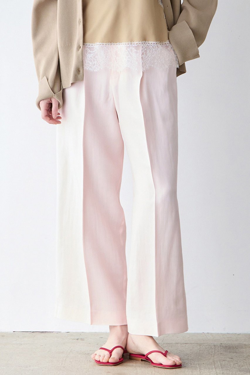 【マルティニーク/martinique】のスラブタックワイドパンツ インテリア・キッズ・メンズ・レディースファッション・服の通販 founy(ファニー) 　ファッション　Fashion　レディースファッション　Fashion for Women　パンツ　Pants & Trousers　2026年　2026　おすすめ　Recommended / Our Picks　ジャケット　Jacket, Outerwear　フロント　Front, Front Design　エレガント 上品　Elegant　夏　Summer　春　Spring　S/S・春夏　SS, Spring/Summer, Warm Season　ビジネス 仕事 通勤　Business / Work / Commuting　ピンク|ID: prp329100004822282 ipo3291000000035052533