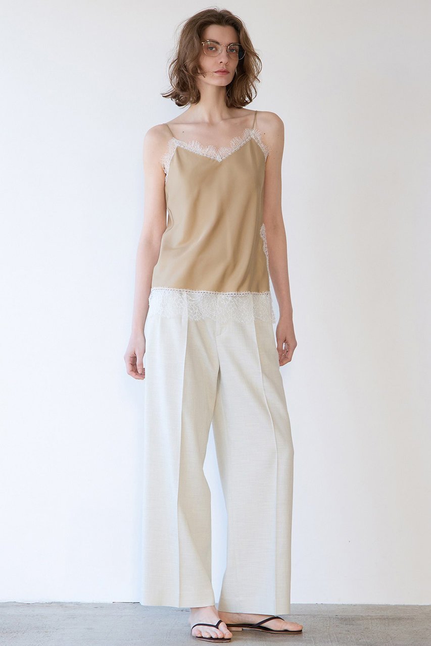 【マルティニーク/martinique】のリバーレースキャミ 人気、トレンドファッション・服の通販 founy(ファニー) 　ファッション　Fashion　レディースファッション　Fashion for Women　トップス・カットソー　Cut & Sew Tops　キャミソール&ノースリーブ　Camisoles & Sleeveless Tops　シャツ・ブラウス・オフィスカジュアル　Elegant Blouses & Button-Ups　ロングTシャツ・Tシャツ　Longline T-Shirts & Tees　カットソー・ベーシックTシャツ　Cut-and-Sewn Tops / Stretch Tees & Basics　インナー　Innerwear　春　Spring　カットソー　Cut and Sewn Top　キャミソール　Camisole, Spaghetti Strap Top　スリット　Slit, Slit Detail　タンク　Tank Top, Sleeveless Top　バランス　Balance, Style Balance　フィット　Fit, Slim Fit　レース　Lace, Lace Fabric　S/S・春夏　SS, Spring/Summer, Warm Season　おすすめ　Recommended / Our Picks　夏　Summer　エレガント 上品　Elegant　2026年　2026　other-4|ID: prp329100004822285 ipo3291000000035052570