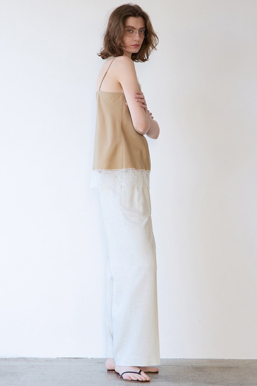 【マルティニーク/martinique】のリバーレースキャミ 人気、トレンドファッション・服の通販 founy(ファニー) 　ファッション　Fashion　レディースファッション　Fashion for Women　トップス・カットソー　Cut & Sew Tops　キャミソール&ノースリーブ　Camisoles & Sleeveless Tops　シャツ・ブラウス・オフィスカジュアル　Elegant Blouses & Button-Ups　ロングTシャツ・Tシャツ　Longline T-Shirts & Tees　カットソー・ベーシックTシャツ　Cut-and-Sewn Tops / Stretch Tees & Basics　インナー　Innerwear　春　Spring　カットソー　Cut and Sewn Top　キャミソール　Camisole, Spaghetti Strap Top　スリット　Slit, Slit Detail　タンク　Tank Top, Sleeveless Top　バランス　Balance, Style Balance　フィット　Fit, Slim Fit　レース　Lace, Lace Fabric　S/S・春夏　SS, Spring/Summer, Warm Season　おすすめ　Recommended / Our Picks　夏　Summer　エレガント 上品　Elegant　2026年　2026　other-6|ID: prp329100004822285 ipo3291000000035052572