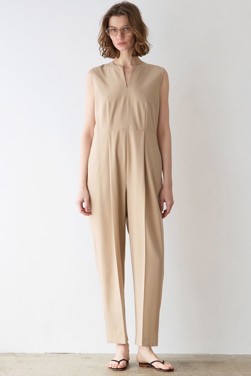【マルティニーク/martinique】のノースリーブオールインワン インテリア・キッズ・メンズ・レディースファッション・服の通販 founy(ファニー) 　ファッション　Fashion　レディースファッション　Fashion for Women　パンツ　Pants & Trousers　2026年　2026　おすすめ　Recommended / Our Picks　インナー　Innerwear　スキッパー　Skipper, Open Collar　ノースリーブ　Sleeveless, No-Sleeve　夏　Summer　春　Spring　S/S・春夏　SS, Spring/Summer, Warm Season　ベージュ|ID: prp329100004822288 ipo3291000000035052598