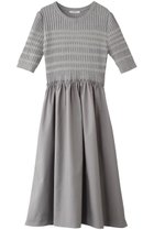 【アナイ/ANAYI】のフェザーボーダードッキングワンピース 人気、トレンドファッション・服の通販 founy(ファニー) ファッション Fashion レディースファッション Fashion for Women ワンピース Dresses チュニック Tunic Tops & Dresses ジャケット Jacket, Outerwear チュニック Tunic, Long Top ドッキング Docking, Mixed Material フィット Fit, Slim Fit フェザー Feather, Feather Detail フレア Flare, Flared ボーダー Border, Stripe リブニット Rib Knit, Ribbed Knit ロング Long, Long-Length 再入荷 Restock / Back in Stock A/W・秋冬 Autumn/Winter thumbnail グレー|ID: prp329100004822289 ipo3291000000035052874