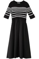 【アナイ/ANAYI】のフェザーボーダードッキングワンピース 人気、トレンドファッション・服の通販 founy(ファニー) ファッション Fashion レディースファッション Fashion for Women ワンピース Dresses チュニック Tunic Tops & Dresses ジャケット Jacket, Outerwear チュニック Tunic, Long Top ドッキング Docking, Mixed Material フィット Fit, Slim Fit フェザー Feather, Feather Detail フレア Flare, Flared ボーダー Border, Stripe リブニット Rib Knit, Ribbed Knit ロング Long, Long-Length 再入荷 Restock / Back in Stock A/W・秋冬 Autumn/Winter thumbnail ブラック|ID: prp329100004822289 ipo3291000000035052875