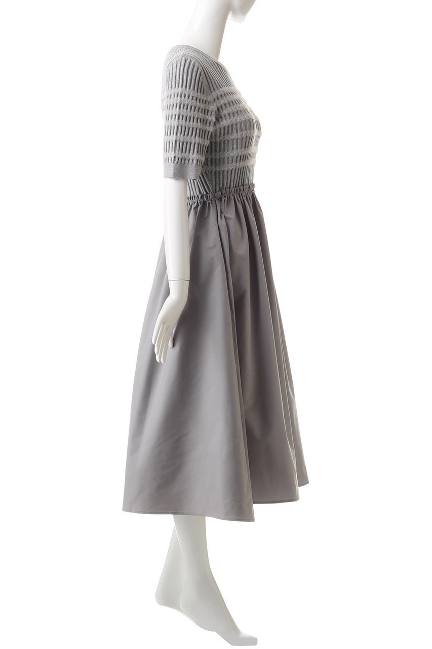 【アナイ/ANAYI】のフェザーボーダードッキングワンピース 人気、トレンドファッション・服の通販 founy(ファニー) 　ファッション　Fashion　レディースファッション　Fashion for Women　ワンピース　Dresses　チュニック　Tunic Tops & Dresses　ジャケット　Jacket, Outerwear　チュニック　Tunic, Long Top　ドッキング　Docking, Mixed Material　フィット　Fit, Slim Fit　フェザー　Feather, Feather Detail　フレア　Flare, Flared　ボーダー　Border, Stripe　リブニット　Rib Knit, Ribbed Knit　ロング　Long, Long-Length　再入荷　Restock / Back in Stock　A/W・秋冬　Autumn/Winter　other-3|ID: prp329100004822289 ipo3291000000035052877