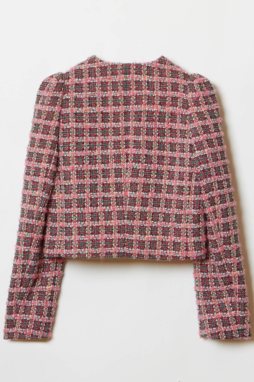 【アルアバイル/allureville】の【LOULOU WILLOUGHBY】TOURNIERツイードショートジャケット 人気、トレンドファッション・服の通販 founy(ファニー) 　ファッション　Fashion　レディースファッション　Fashion for Women　アウター　Coat / Outerwear Collection　レディースジャケット・軽アウター　Jackets　おすすめ　Recommended / Our Picks　ショート　Short, Short Length　ジャカード／ジャガード　Jacquard, Woven Pattern　ジャケット　Jacket, Outerwear　スパンコール　Sequins, Sequin Embellishment　スリーブ　Sleeve, Long Sleeve / Short Sleeve　セットアップ　Set-Up, Coordinated Outfit　ツイード／ツィード　Choker, Choker Necklace　ツイード　Twill, Twill Weave　デニム　Denim, Jeans Material　フランス　France, French　ワイド　Wide, Wide Fit　定番　Standard, Basic Item　無地　Plain, Solid Color　other-2|ID: prp329100004822290 ipo3291000000036028437