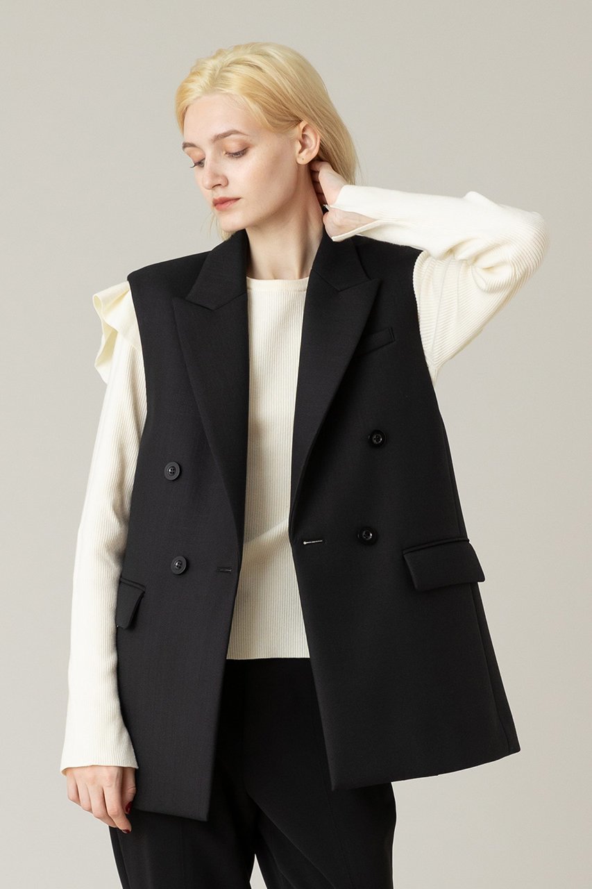 【アルアバイル/allureville】の【LOULOU WILLOUGHBY】ボンディングジレ 人気、トレンドファッション・服の通販 founy(ファニー) 　ファッション　Fashion　レディースファッション　Fashion for Women　アウター　Coat / Outerwear Collection　レディースジャケット・軽アウター　Jackets　シンプル　Simple, Minimal　ジャケット　Jacket, Outerwear　トレンド　Trend, Trending Now　フェミニン　Feminine, Girly　ベスト　Vest, Waistcoat　ボンディング　Bonding, Bonded Fabric　マニッシュ　Mannish, Boyish　再入荷　Restock / Back in Stock　other-4|ID: prp329100004822291 ipo3291000000035052975