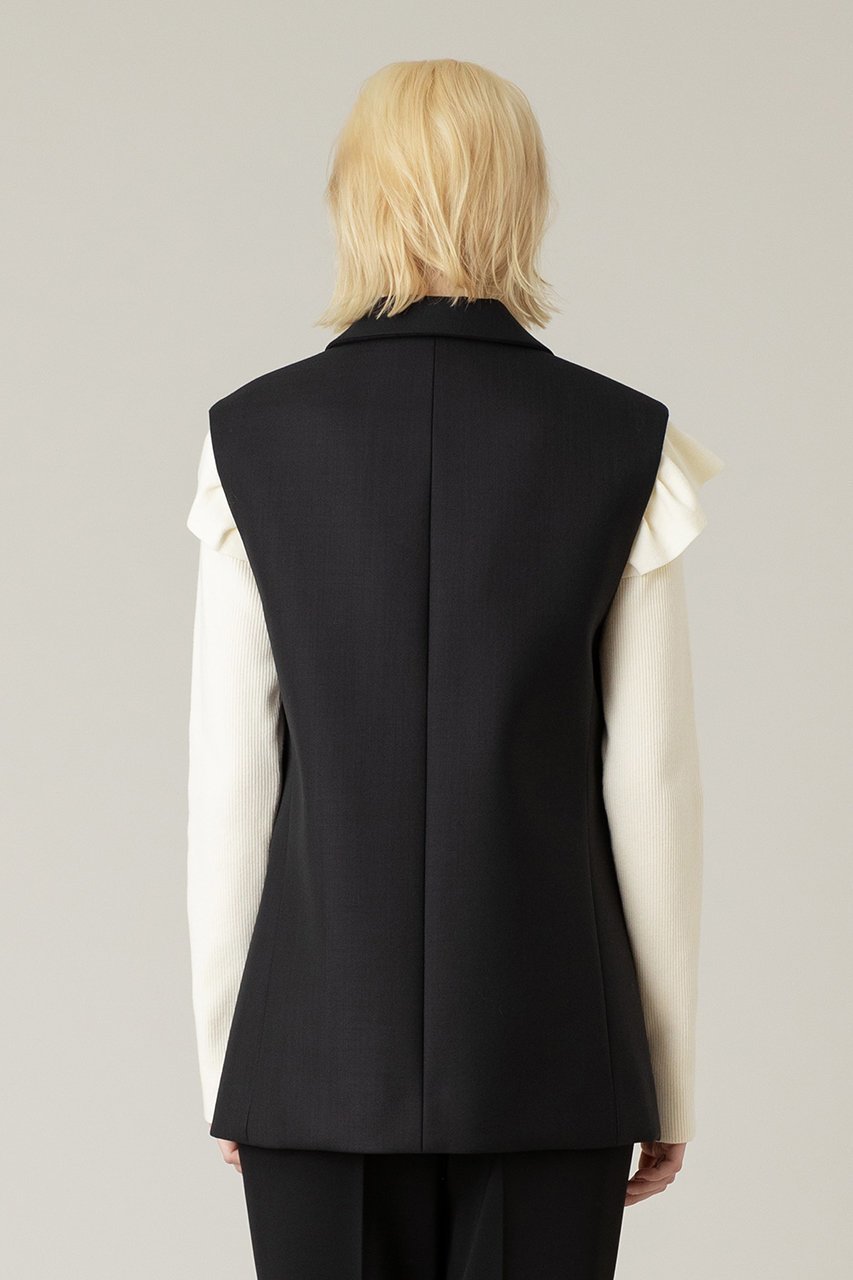 【アルアバイル/allureville】の【LOULOU WILLOUGHBY】ボンディングジレ 人気、トレンドファッション・服の通販 founy(ファニー) 　ファッション　Fashion　レディースファッション　Fashion for Women　アウター　Coat / Outerwear Collection　レディースジャケット・軽アウター　Jackets　シンプル　Simple, Minimal　ジャケット　Jacket, Outerwear　トレンド　Trend, Trending Now　フェミニン　Feminine, Girly　ベスト　Vest, Waistcoat　ボンディング　Bonding, Bonded Fabric　マニッシュ　Mannish, Boyish　再入荷　Restock / Back in Stock　other-7|ID: prp329100004822291 ipo3291000000035052978