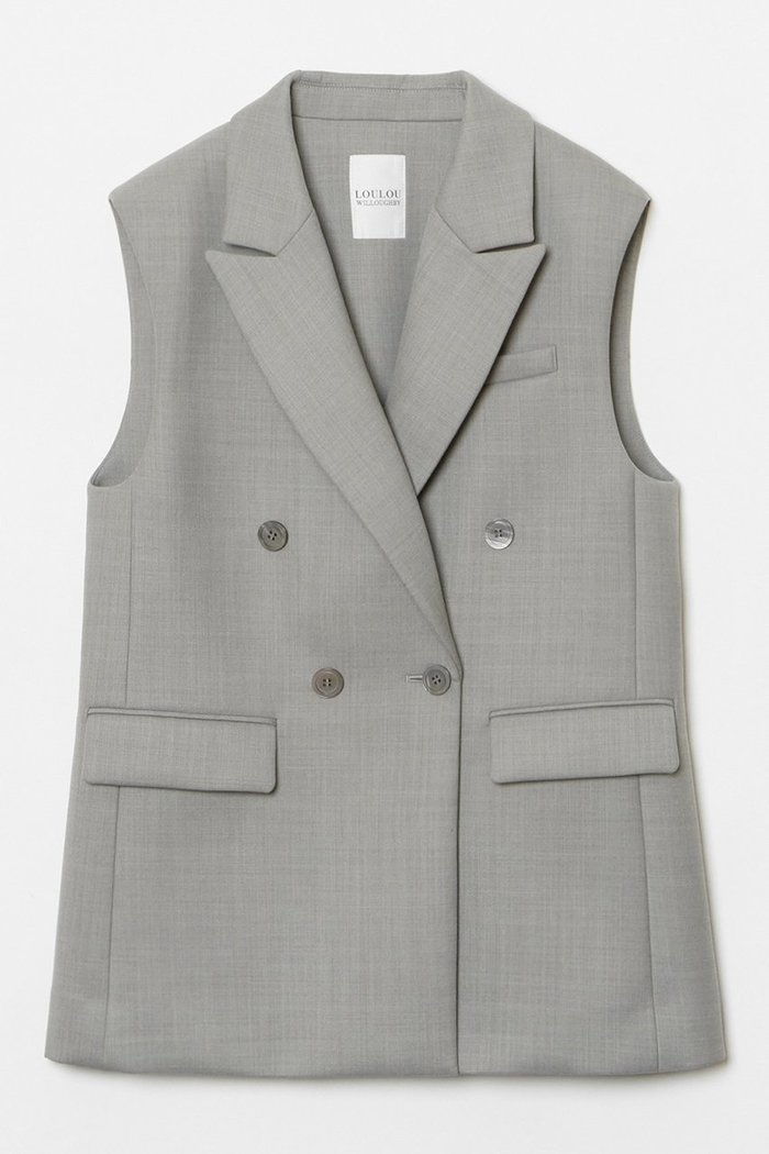 【アルアバイル/allureville】の【LOULOU WILLOUGHBY】ボンディングジレ インテリア・キッズ・メンズ・レディースファッション・服の通販 founy(ファニー) https://founy.com/ ファッション Fashion レディースファッション Fashion for Women アウター Coat / Outerwear Collection レディースジャケット・軽アウター Jackets シンプル Simple, Minimal ジャケット Jacket, Outerwear トレンド Trend, Trending Now フェミニン Feminine, Girly ベスト Vest, Waistcoat ボンディング Bonding, Bonded Fabric マニッシュ Mannish, Boyish |ID: prp329100004822291 ipo3291000000036028444