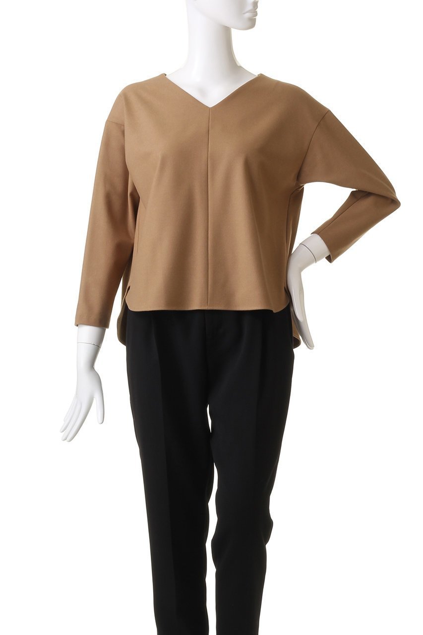 【アルアバイル/allureville】のTRクルーネックプルオーバー 人気、トレンドファッション・服の通販 founy(ファニー) 　ファッション　Fashion　レディースファッション　Fashion for Women　トップス・カットソー　Cut & Sew Tops　シャツ・ブラウス・オフィスカジュアル　Elegant Blouses & Button-Ups　カジュアルプルオーバー・ニットトップス　Pullovers & Knit Tops / Casual Pullovers　おすすめ　Recommended / Our Picks　ストレッチ　Stretch, Stretchy Fabric　スリーブ　Sleeve, Long Sleeve / Short Sleeve　セットアップ　Set-Up, Coordinated Outfit　ロング　Long, Long-Length　エレガント 上品　Elegant　再入荷　Restock / Back in Stock　other-2|ID: prp329100004822293 ipo3291000000035053085