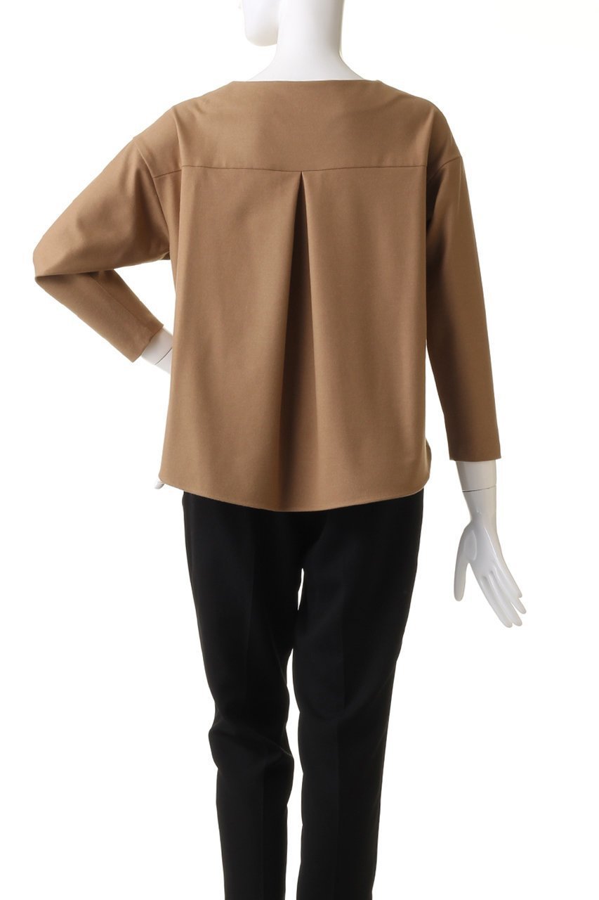 【アルアバイル/allureville】のTRクルーネックプルオーバー 人気、トレンドファッション・服の通販 founy(ファニー) 　ファッション　Fashion　レディースファッション　Fashion for Women　トップス・カットソー　Cut & Sew Tops　シャツ・ブラウス・オフィスカジュアル　Elegant Blouses & Button-Ups　カジュアルプルオーバー・ニットトップス　Pullovers & Knit Tops / Casual Pullovers　おすすめ　Recommended / Our Picks　ストレッチ　Stretch, Stretchy Fabric　スリーブ　Sleeve, Long Sleeve / Short Sleeve　セットアップ　Set-Up, Coordinated Outfit　ロング　Long, Long-Length　エレガント 上品　Elegant　再入荷　Restock / Back in Stock　other-4|ID: prp329100004822293 ipo3291000000035053087