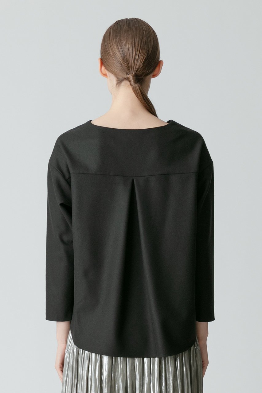 【アルアバイル/allureville】のTRクルーネックプルオーバー 人気、トレンドファッション・服の通販 founy(ファニー) 　ファッション　Fashion　レディースファッション　Fashion for Women　トップス・カットソー　Cut & Sew Tops　シャツ・ブラウス・オフィスカジュアル　Elegant Blouses & Button-Ups　カジュアルプルオーバー・ニットトップス　Pullovers & Knit Tops / Casual Pullovers　おすすめ　Recommended / Our Picks　ストレッチ　Stretch, Stretchy Fabric　スリーブ　Sleeve, Long Sleeve / Short Sleeve　セットアップ　Set-Up, Coordinated Outfit　ロング　Long, Long-Length　エレガント 上品　Elegant　再入荷　Restock / Back in Stock　other-8|ID: prp329100004822293 ipo3291000000035053091