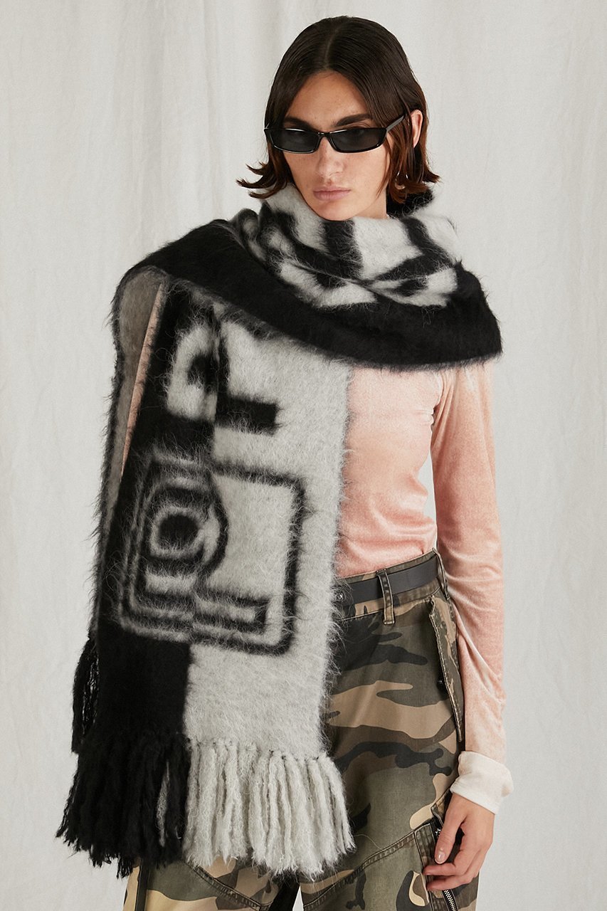 【プランク プロジェクト/PRANK PROJECT】のロゴフリンジマフラー / Logo Fringe Muffler 人気、トレンドファッション・服の通販 founy(ファニー) ファッション Fashion レディースファッション Fashion for Women ストール Soft & Warm Scarves マフラー・スヌード / 冬小物の定番 Scarves & Mufflers ストール Stole, Wrap マフラー Scarf, Muffler other-3|ID: prp329100004822294 ipo3291000000035053920