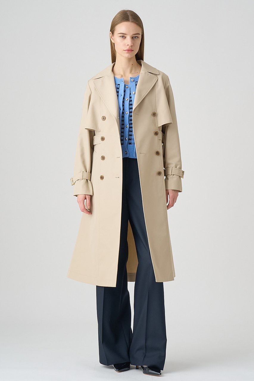 【アナイ/ANAYI】の撥水ツイルドレストレンチコート 人気、トレンドファッション・服の通販 founy(ファニー) 　ファッション　Fashion　レディースファッション　Fashion for Women　アウター　Coat / Outerwear Collection　コート・ロングコート・ピーコート　Long Coats, Peacoats & More　トレンチコート / 春秋の定番アウター　Trench Coats　ワンピース　Dresses　フォーマル・パーティードレス・結婚式用ドレス　Elegant & Casual Dresses　スリーブ　Sleeve, Long Sleeve / Short Sleeve　ツイル　Twist, Twisted Detail　トレンチ　Trench, Trench Coat　ドレス　Dress, One-Piece　フィット　Fit, Slim Fit　フレア　Flare, Flared　ロング　Long, Long-Length　再入荷　Restock / Back in Stock　other-7|ID: prp329100004822297 ipo3291000000035053959