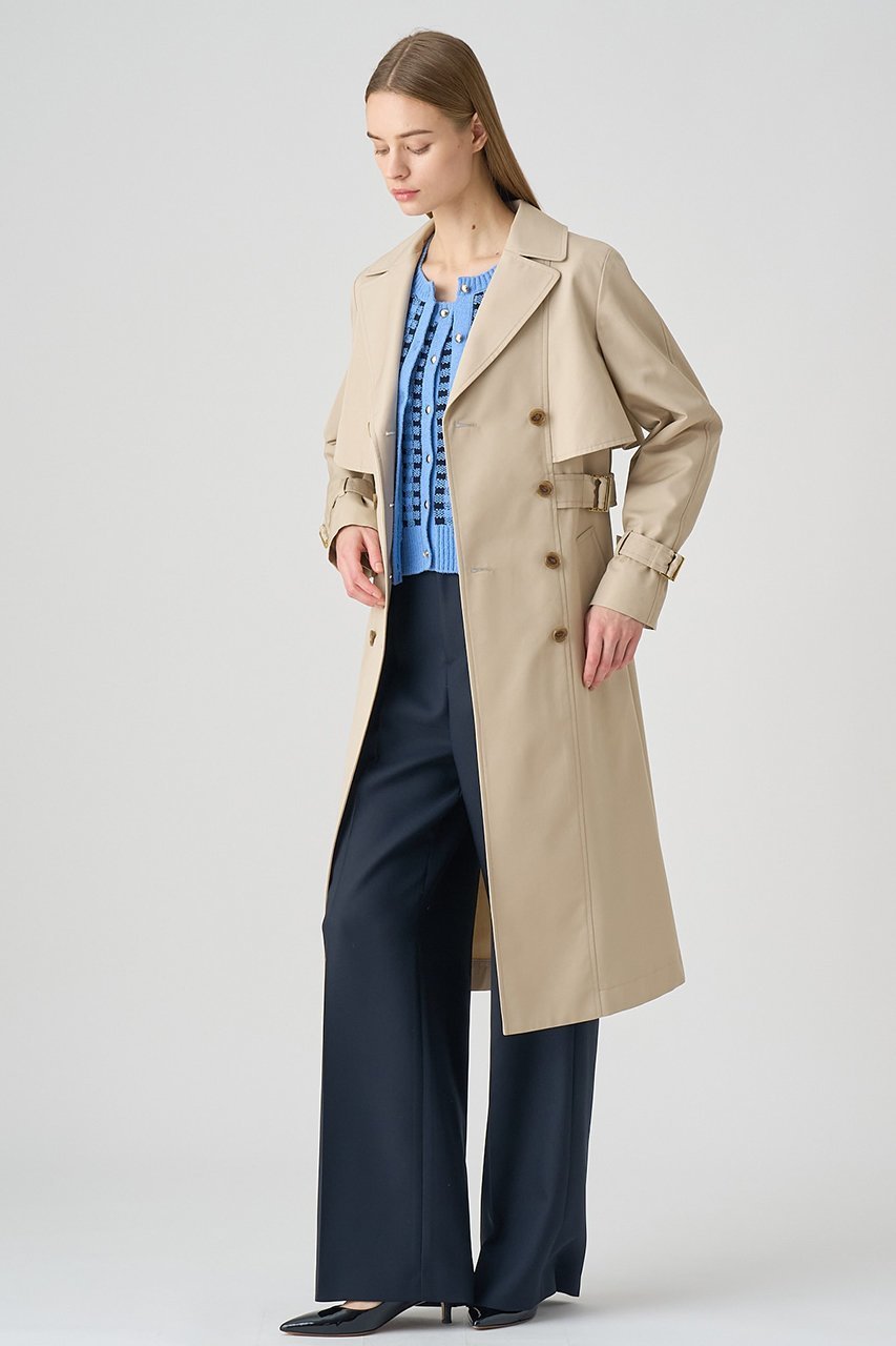 【アナイ/ANAYI】の撥水ツイルドレストレンチコート 人気、トレンドファッション・服の通販 founy(ファニー) 　ファッション　Fashion　レディースファッション　Fashion for Women　アウター　Coat / Outerwear Collection　コート・ロングコート・ピーコート　Long Coats, Peacoats & More　トレンチコート / 春秋の定番アウター　Trench Coats　ワンピース　Dresses　フォーマル・パーティードレス・結婚式用ドレス　Elegant & Casual Dresses　スリーブ　Sleeve, Long Sleeve / Short Sleeve　ツイル　Twist, Twisted Detail　トレンチ　Trench, Trench Coat　ドレス　Dress, One-Piece　フィット　Fit, Slim Fit　フレア　Flare, Flared　ロング　Long, Long-Length　再入荷　Restock / Back in Stock　other-8|ID: prp329100004822297 ipo3291000000035053960