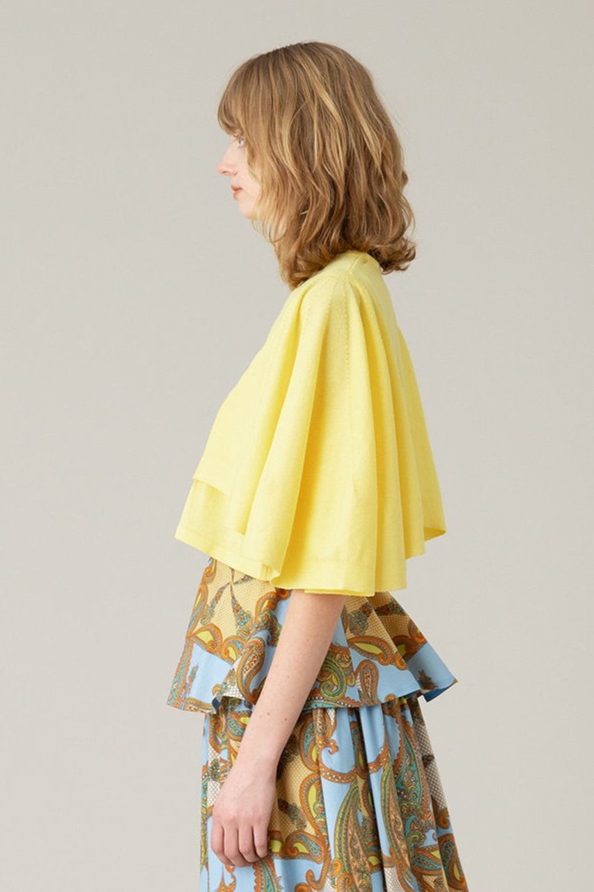 【アルアバイル/allureville】の【LOULOU WILLOUGHBY】ミニ丈フレアスリーブプルオーバー 人気、トレンドファッション・服の通販 founy(ファニー) 　ファッション　Fashion　レディースファッション　Fashion for Women　トップス・カットソー　Cut & Sew Tops　シャツ・ブラウス・オフィスカジュアル　Elegant Blouses & Button-Ups　ロングTシャツ・Tシャツ　Longline T-Shirts & Tees　カジュアルプルオーバー・ニットトップス　Pullovers & Knit Tops / Casual Pullovers　カットソー・ベーシックTシャツ　Cut-and-Sewn Tops / Stretch Tees & Basics　ショート　Short, Short Length　スリーブ　Sleeve, Long Sleeve / Short Sleeve　バランス　Balance, Style Balance　ボトム　Bottoms, Lower Wear　再入荷　Restock / Back in Stock　夏　Summer　other-6|ID: prp329100004822299 ipo3291000000035054046