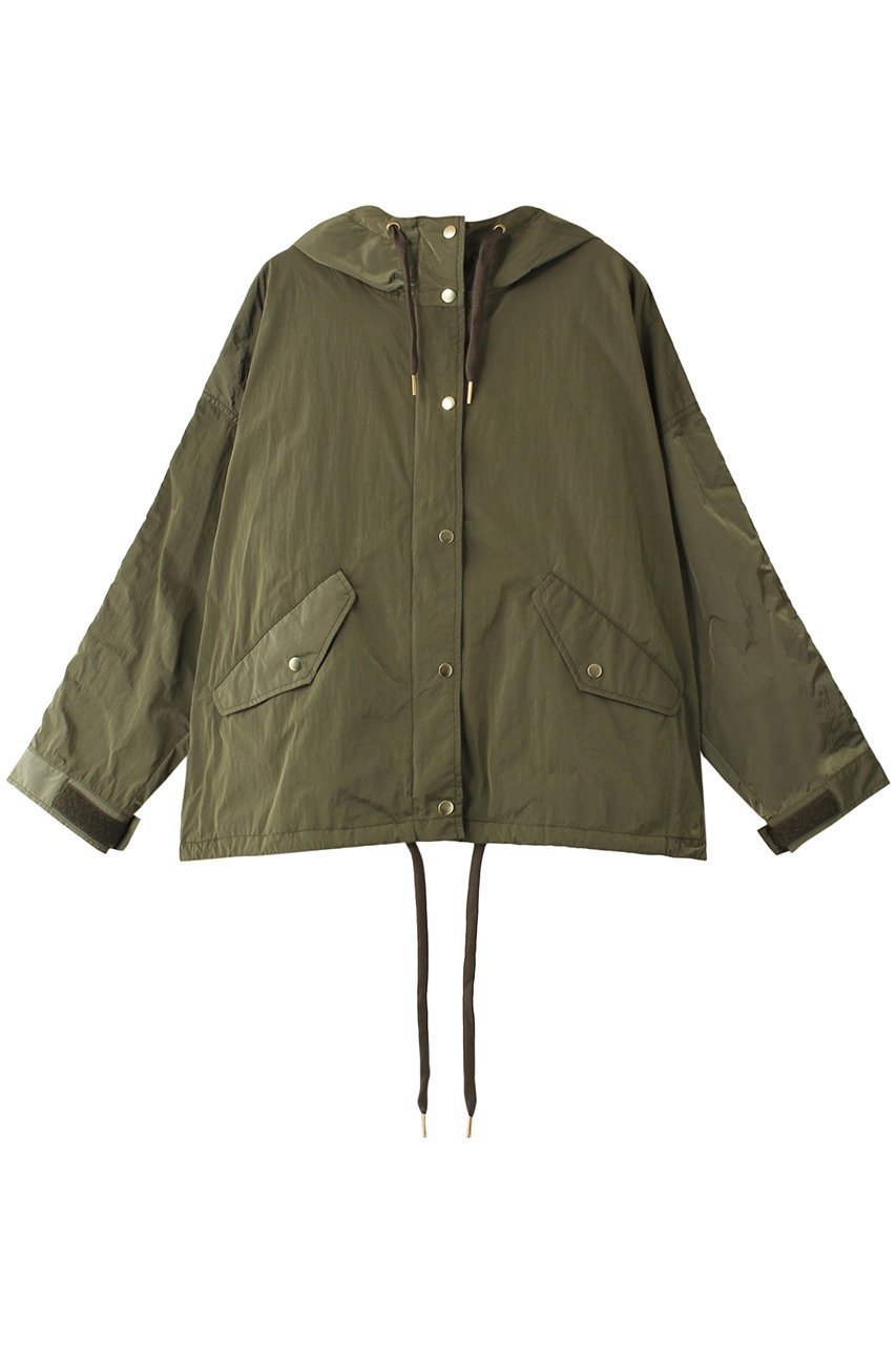 【アルアバイル/allureville】のリモンタナイロンモッズブルゾン インテリア・キッズ・メンズ・レディースファッション・服の通販 founy(ファニー) 　ファッション　Fashion　レディースファッション　Fashion for Women　アウター　Coat / Outerwear Collection　レディースジャケット・軽アウター　Jackets　ブルゾンジャケット・スポーティアウター　Blouson Jackets　おすすめ　Recommended / Our Picks　ジャケット　Jacket, Outerwear　ドローストリング　Drawstring, Pull Cord　ブルゾン　Blouson, Bomber Jacket　ミドル　Middle Length, Mid Height　再入荷　Restock / Back in Stock　春　Spring　羽織　Haori, Light Jacket　カーキ|ID: prp329100004822300 ipo3291000000035054069