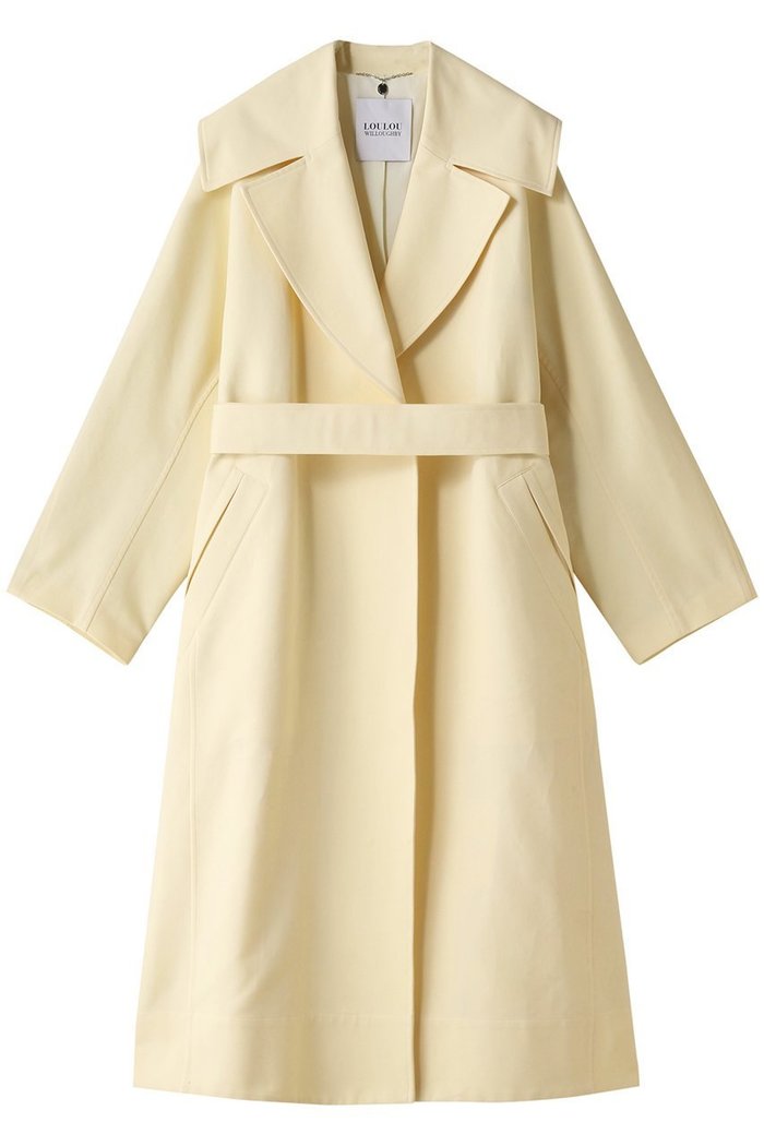 【アルアバイル/allureville】の【LOULOU WILLOUGHBY】ギャバビッグシルエットコート インテリア・キッズ・メンズ・レディースファッション・服の通販 founy(ファニー) https://founy.com/ ファッション Fashion レディースファッション Fashion for Women アウター Coat / Outerwear Collection コート・ロングコート・ピーコート Long Coats, Peacoats & More ポケット Pocket, Pocket Detail ロング Long, Long-Length 再入荷 Restock / Back in Stock |ID: prp329100004822305 ipo3291000000035054103