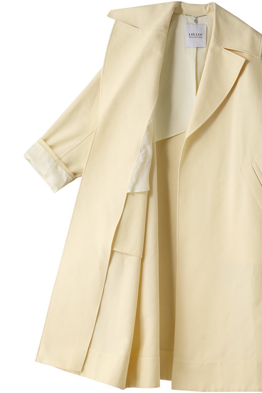 【アルアバイル/allureville】の【LOULOU WILLOUGHBY】ギャバビッグシルエットコート 人気、トレンドファッション・服の通販 founy(ファニー) 　ファッション　Fashion　レディースファッション　Fashion for Women　アウター　Coat / Outerwear Collection　コート・ロングコート・ピーコート　Long Coats, Peacoats & More　ポケット　Pocket, Pocket Detail　ロング　Long, Long-Length　再入荷　Restock / Back in Stock　other-7|ID: prp329100004822305 ipo3291000000035054110