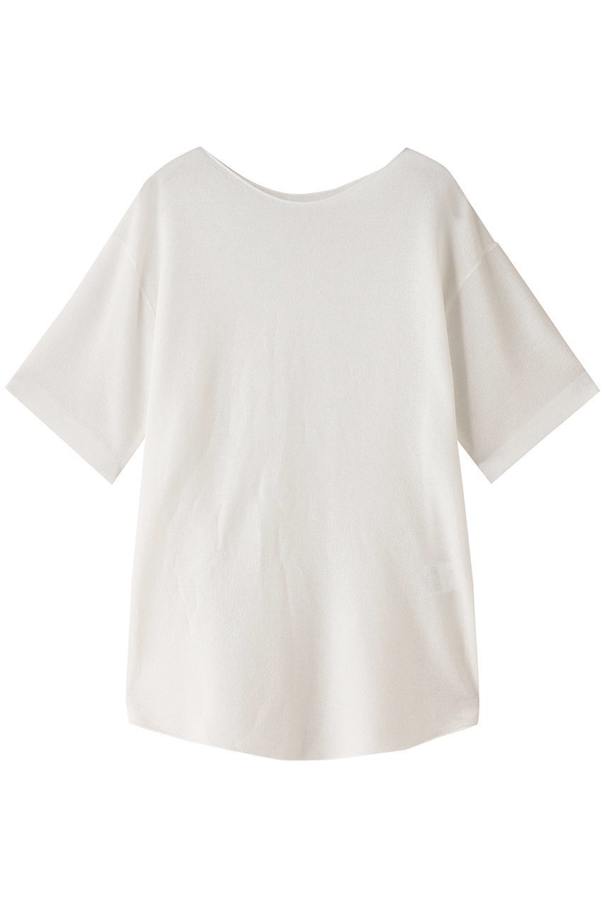 【アルアバイル/allureville】のスパークルヤーンプルオーバー インテリア・キッズ・メンズ・レディースファッション・服の通販 founy(ファニー) 　ファッション　Fashion　レディースファッション　Fashion for Women　トップス・カットソー　Cut & Sew Tops　ニット　Knit Tops & Sweaters　カジュアルプルオーバー・ニットトップス　Pullovers & Knit Tops / Casual Pullovers　おすすめ　Recommended / Our Picks　キャミワンピース　Cami Dress, Slip Dress　シアー　Sheer, See-Through　シンプル　Simple, Minimal　スリーブ　Sleeve, Long Sleeve / Short Sleeve　ハーフ　Half, Half-Length　再入荷　Restock / Back in Stock　夏　Summer　ホワイト|ID: prp329100004822308 ipo3291000000035054128