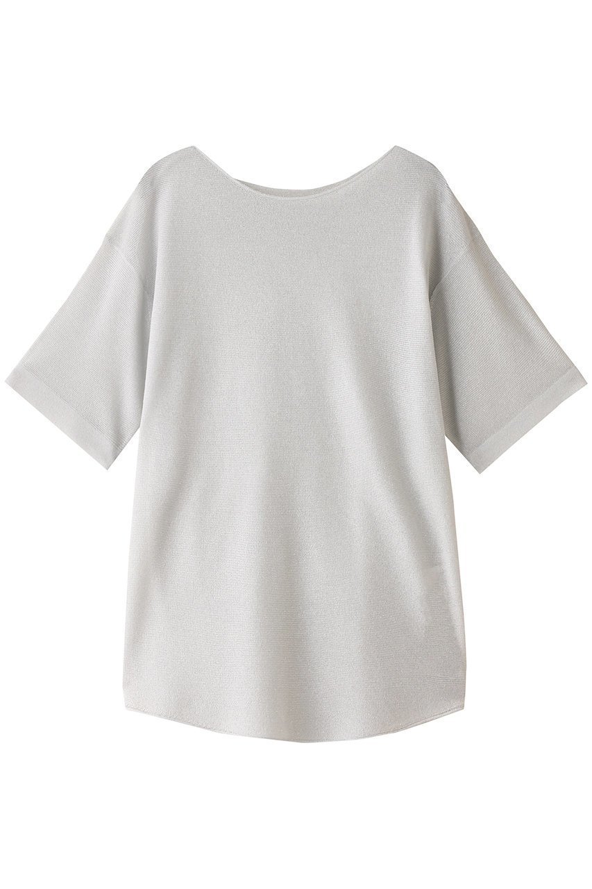 【アルアバイル/allureville】のスパークルヤーンプルオーバー インテリア・キッズ・メンズ・レディースファッション・服の通販 founy(ファニー) 　ファッション　Fashion　レディースファッション　Fashion for Women　トップス・カットソー　Cut & Sew Tops　ニット　Knit Tops & Sweaters　カジュアルプルオーバー・ニットトップス　Pullovers & Knit Tops / Casual Pullovers　おすすめ　Recommended / Our Picks　キャミワンピース　Cami Dress, Slip Dress　シアー　Sheer, See-Through　シンプル　Simple, Minimal　スリーブ　Sleeve, Long Sleeve / Short Sleeve　ハーフ　Half, Half-Length　再入荷　Restock / Back in Stock　夏　Summer　ライトグレー|ID: prp329100004822308 ipo3291000000035054129