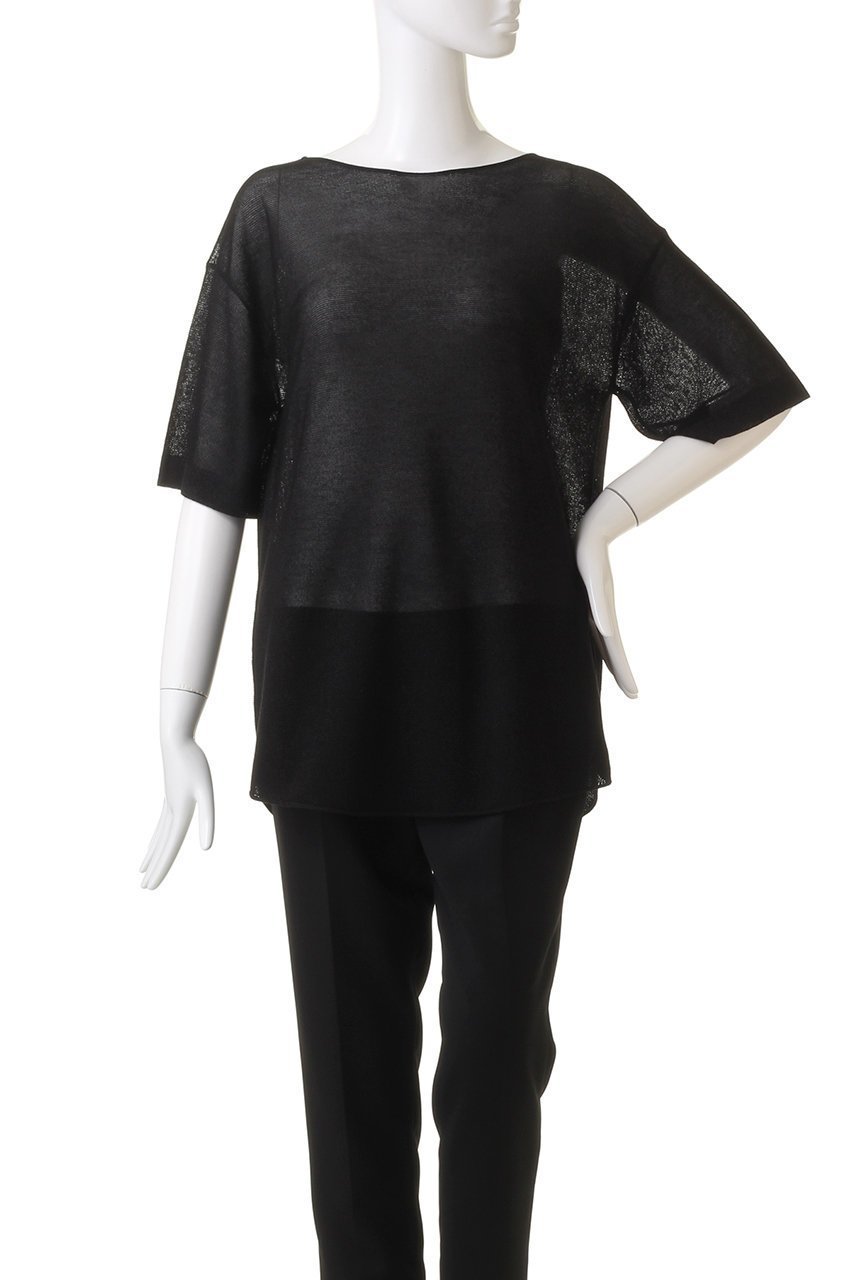 【アルアバイル/allureville】のスパークルヤーンプルオーバー 人気、トレンドファッション・服の通販 founy(ファニー) 　ファッション　Fashion　レディースファッション　Fashion for Women　トップス・カットソー　Cut & Sew Tops　ニット　Knit Tops & Sweaters　カジュアルプルオーバー・ニットトップス　Pullovers & Knit Tops / Casual Pullovers　おすすめ　Recommended / Our Picks　キャミワンピース　Cami Dress, Slip Dress　シアー　Sheer, See-Through　シンプル　Simple, Minimal　スリーブ　Sleeve, Long Sleeve / Short Sleeve　ハーフ　Half, Half-Length　再入荷　Restock / Back in Stock　夏　Summer　other-2|ID: prp329100004822308 ipo3291000000035054130