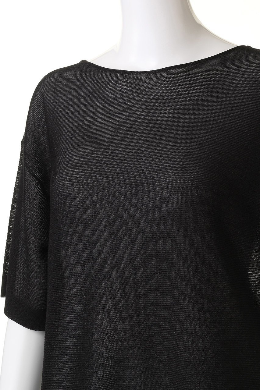 【アルアバイル/allureville】のスパークルヤーンプルオーバー 人気、トレンドファッション・服の通販 founy(ファニー) 　ファッション　Fashion　レディースファッション　Fashion for Women　トップス・カットソー　Cut & Sew Tops　ニット　Knit Tops & Sweaters　カジュアルプルオーバー・ニットトップス　Pullovers & Knit Tops / Casual Pullovers　おすすめ　Recommended / Our Picks　キャミワンピース　Cami Dress, Slip Dress　シアー　Sheer, See-Through　シンプル　Simple, Minimal　スリーブ　Sleeve, Long Sleeve / Short Sleeve　ハーフ　Half, Half-Length　再入荷　Restock / Back in Stock　夏　Summer　other-5|ID: prp329100004822308 ipo3291000000035054133