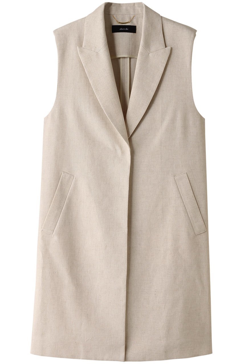 【アルアバイル/allureville】のマットクロススリーブレスジャケット 人気、トレンドファッション・服の通販 founy(ファニー) 　ファッション　Fashion　レディースファッション　Fashion for Women　アウター　Coat / Outerwear Collection　レディースジャケット・軽アウター　Jackets　おすすめ　Recommended / Our Picks　ジャケット　Jacket, Outerwear　セットアップ　Set-Up, Coordinated Outfit　ネップ　Nepp, Slub Yarn　ベスト　Vest, Waistcoat　エレガント 上品　Elegant　再入荷　Restock / Back in Stock　 other-1|ID: prp329100004822311 ipo3291000000035054160