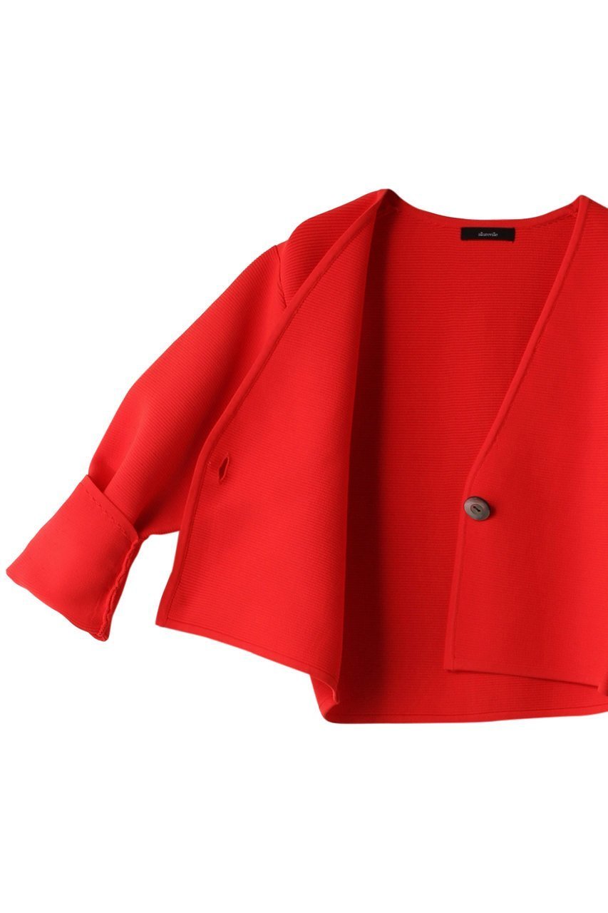 【アルアバイル/allureville】のガーターニットショートジャケット 人気、トレンドファッション・服の通販 founy(ファニー) 　ファッション　Fashion　レディースファッション　Fashion for Women　おすすめ　Recommended / Our Picks　インナー　Innerwear　カーディガン　Cardigan, Knitwear　コンパクト　Compact, Small Size　ショート　Short, Short Length　ジャケット　Jacket, Outerwear　セットアップ　Set-Up, Coordinated Outfit　バランス　Balance, Style Balance　ホールガーメント　WholeGarment, Seamless Knit　モダン　Modern, Contemporary　再入荷　Restock / Back in Stock　other-6|ID: prp329100004822313 ipo3291000000035054194