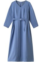 【アルアバイル/allureville】のダブルアムンゼンV/Nタックワンピース 人気、トレンドファッション・服の通販 founy(ファニー) ファッション Fashion レディースファッション Fashion for Women ワンピース Dresses チュニック Tunic Tops & Dresses シューズ Shoes, Footwear チュニック Tunic, Long Top デコルテ Décolleté, Neckline モダン Modern, Contemporary ロング Long, Long-Length 再入荷 Restock / Back in Stock thumbnail ブルー|ID: prp329100004822315 ipo3291000000035054206