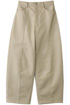 【アルアバイル/allureville】のフェイクレザーフロントシームパンツ 人気、トレンドファッション・服の通販 founy(ファニー) ファッション Fashion レディースファッション Fashion for Women パンツ Pants & Trousers おすすめ Recommended / Our Picks オーバル Oval Design カッティング Cutting Detail カットソー Cut and Sewn Top シンプル Simple, Minimal フェイクレザー Faux Leather, PU Leather 再入荷 Restock / Back in Stock A/W・秋冬 Autumn/Winter thumbnail ベージュ|ID: prp329100004822316 ipo3291000000035054512