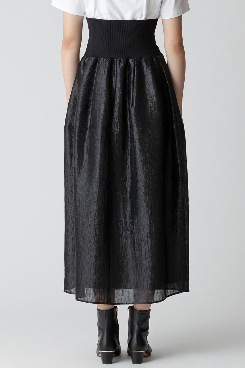 【アルアバイル/allureville】のブライトカールマイヤー2WAYスカート 人気、トレンドファッション・服の通販 founy(ファニー) 　ファッション　Fashion　レディースファッション　Fashion for Women　スカート　Skirts　ロングスカート　Long Skirts / Maxi & Midi Skirts　フィット　Fit, Slim Fit　ランダム　Random, Irregular　リブニット　Rib Knit, Ribbed Knit　リラックス　Relax, Relaxed Fit　ロング　Long, Long-Length　再入荷　Restock / Back in Stock　冬　Winter / This Winter　夏　Summer　other-8|ID: prp329100004822317 ipo3291000000035054529