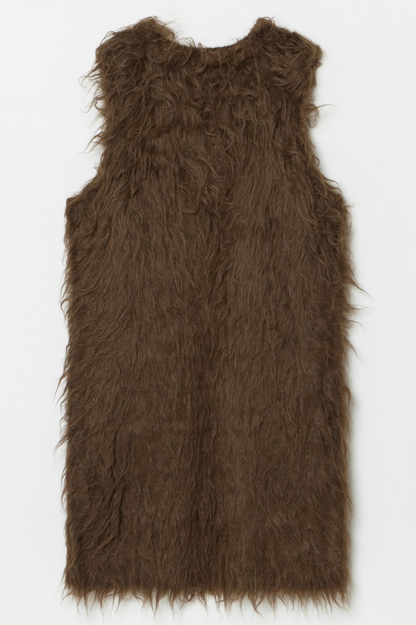 【アルアバイル/allureville】のイエティシャギーニットジレ 人気、トレンドファッション・服の通販 founy(ファニー) 　ファッション　Fashion　レディースファッション　Fashion for Women　アウター　Coat / Outerwear Collection　レディースジャケット・軽アウター　Jackets　ジャケット　Jacket, Outerwear　ノースリーブ　Sleeveless, No-Sleeve　ベスト　Vest, Waistcoat　再入荷　Restock / Back in Stock　冬　Winter / This Winter　半袖　Short Sleeve, Half Sleeve　防寒　Cold Protection, Winter-Ready　other-2|ID: prp329100004822318 ipo3291000000035054532