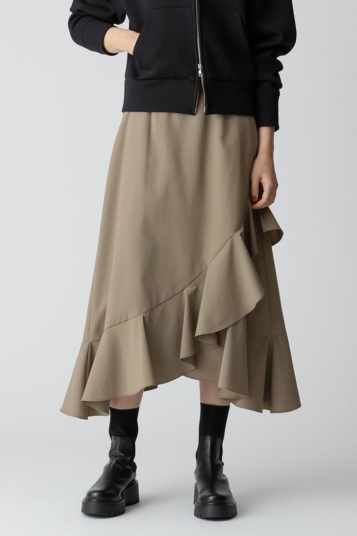 【アルアバイル/allureville】のラッフルズマーメイドスカート インテリア・キッズ・メンズ・レディースファッション・服の通販 founy(ファニー) https://founy.com/ ファッション Fashion レディースファッション Fashion for Women スカート Skirts ロングスカート Long Skirts / Maxi & Midi Skirts アシンメトリー Asymmetrical Style ラッフル Ruffle, Frill リラックス Relax, Relaxed Fit ロング Long, Long-Length ワッシャー Washer, Crinkled Finish 再入荷 Restock / Back in Stock |ID: prp329100004822322 ipo3291000000035054564