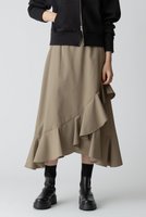 【アルアバイル/allureville】のラッフルズマーメイドスカート 人気、トレンドファッション・服の通販 founy(ファニー) ファッション Fashion レディースファッション Fashion for Women スカート Skirts ロングスカート Long Skirts / Maxi & Midi Skirts アシンメトリー Asymmetrical Style ラッフル Ruffle, Frill リラックス Relax, Relaxed Fit ロング Long, Long-Length ワッシャー Washer, Crinkled Finish 再入荷 Restock / Back in Stock |ID:prp329100004822322