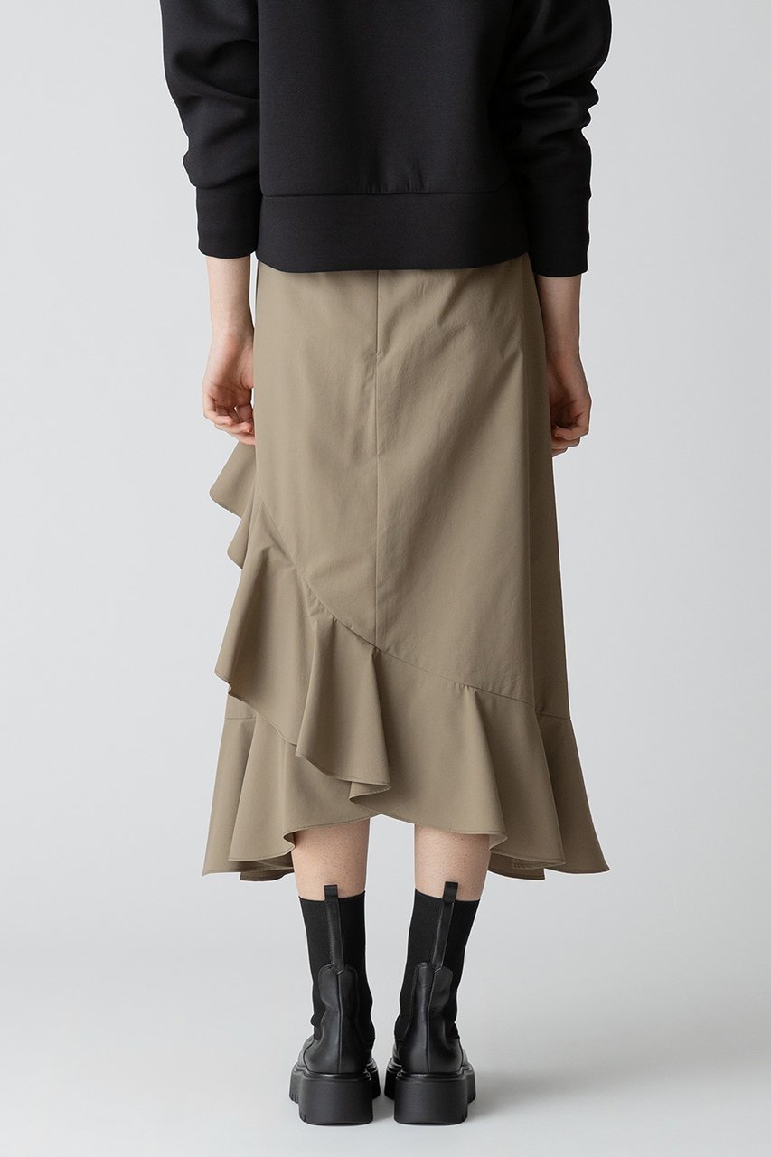 【アルアバイル/allureville】のラッフルズマーメイドスカート 人気、トレンドファッション・服の通販 founy(ファニー) 　ファッション　Fashion　レディースファッション　Fashion for Women　スカート　Skirts　ロングスカート　Long Skirts / Maxi & Midi Skirts　アシンメトリー　Asymmetrical Style　ラッフル　Ruffle, Frill　リラックス　Relax, Relaxed Fit　ロング　Long, Long-Length　ワッシャー　Washer, Crinkled Finish　再入荷　Restock / Back in Stock　other-5|ID: prp329100004822322 ipo3291000000035054569