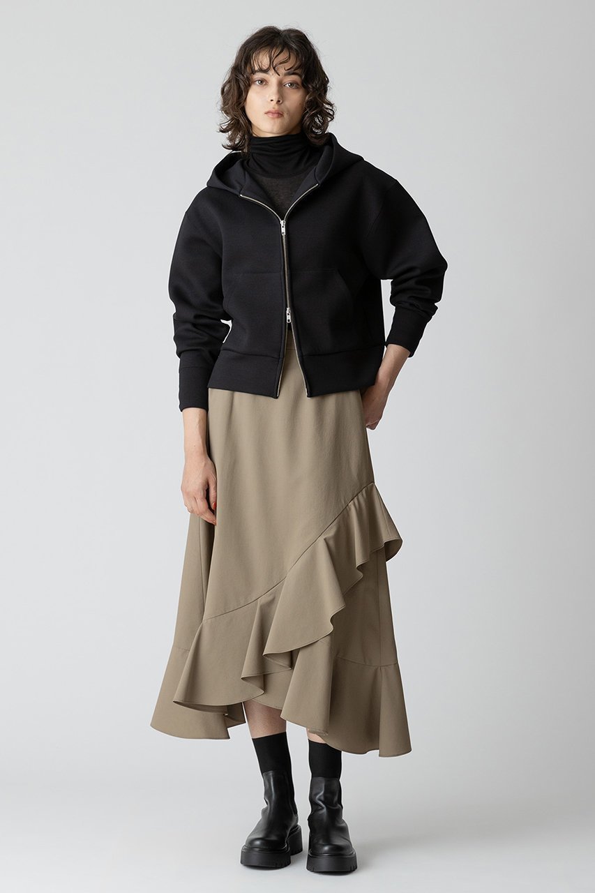 【アルアバイル/allureville】のラッフルズマーメイドスカート 人気、トレンドファッション・服の通販 founy(ファニー) 　ファッション　Fashion　レディースファッション　Fashion for Women　スカート　Skirts　ロングスカート　Long Skirts / Maxi & Midi Skirts　アシンメトリー　Asymmetrical Style　ラッフル　Ruffle, Frill　リラックス　Relax, Relaxed Fit　ロング　Long, Long-Length　ワッシャー　Washer, Crinkled Finish　再入荷　Restock / Back in Stock　other-6|ID: prp329100004822322 ipo3291000000035054570