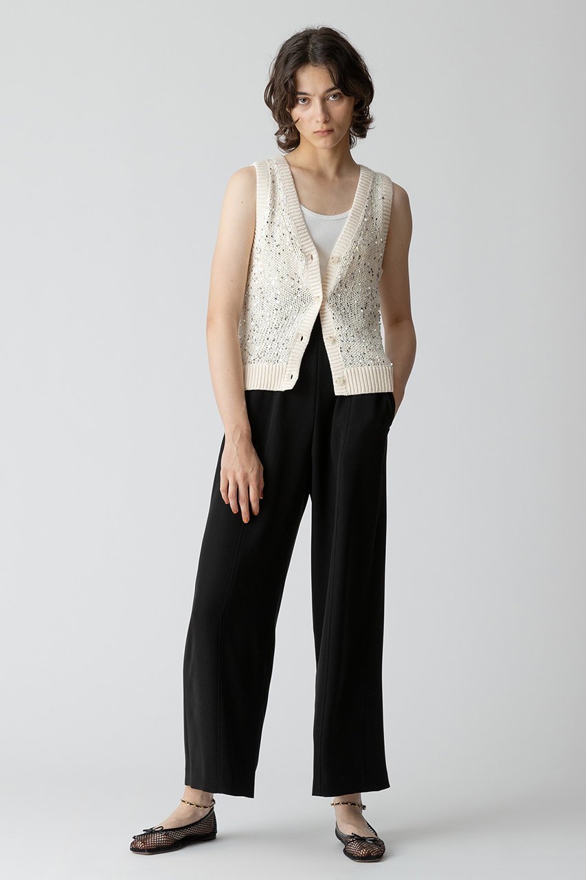 【アルアバイル/allureville】のスパンコールニットジレ 人気、トレンドファッション・服の通販 founy(ファニー) ファッション Fashion レディースファッション Fashion for Women トップス・カットソー Cut & Sew Tops ニット Knit Tops & Sweaters カーディガン・羽織り Layered Style Cardigans ベスト&ジレ / 重ね着スタイル Vests & Gilets カーディガン Cardigan, Knitwear スパンコール Sequins, Sequin Embellishment 再入荷 Restock / Back in Stock 手編み Hand-Knitted, Handmade Knit other-5|ID: prp329100004822323 ipo3291000000035054576